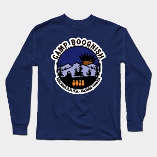 CAMP BOOGNISH (Blue/Orange) Long Sleeve T-Shirt